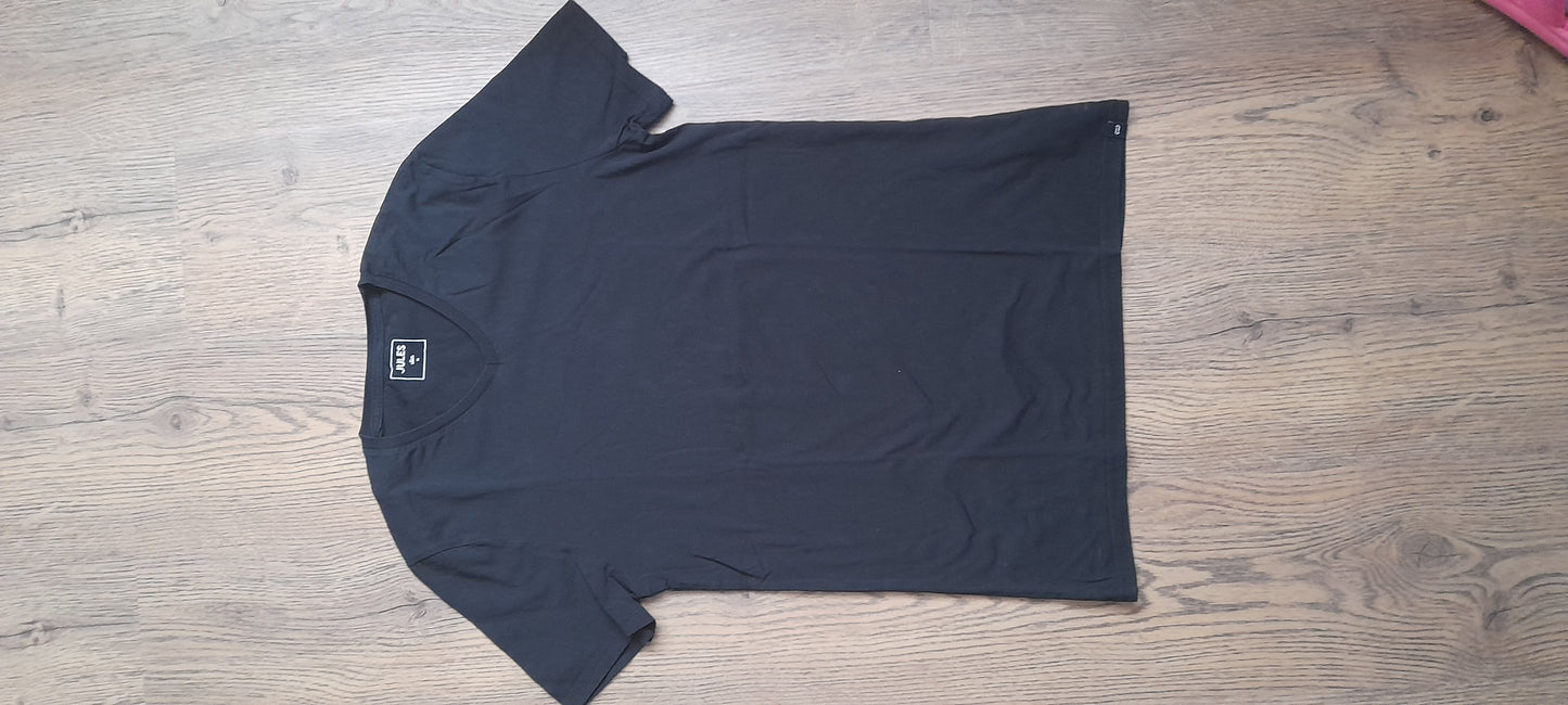 Tee shirt basique col V coton issu de l'agri bio.