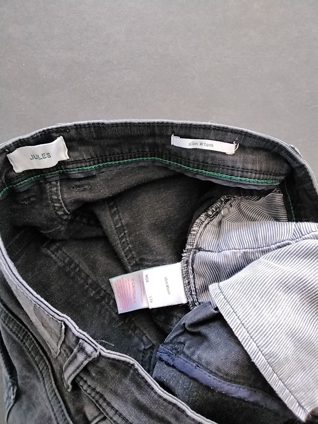 Jean slim urbanflex en polyester recyclé