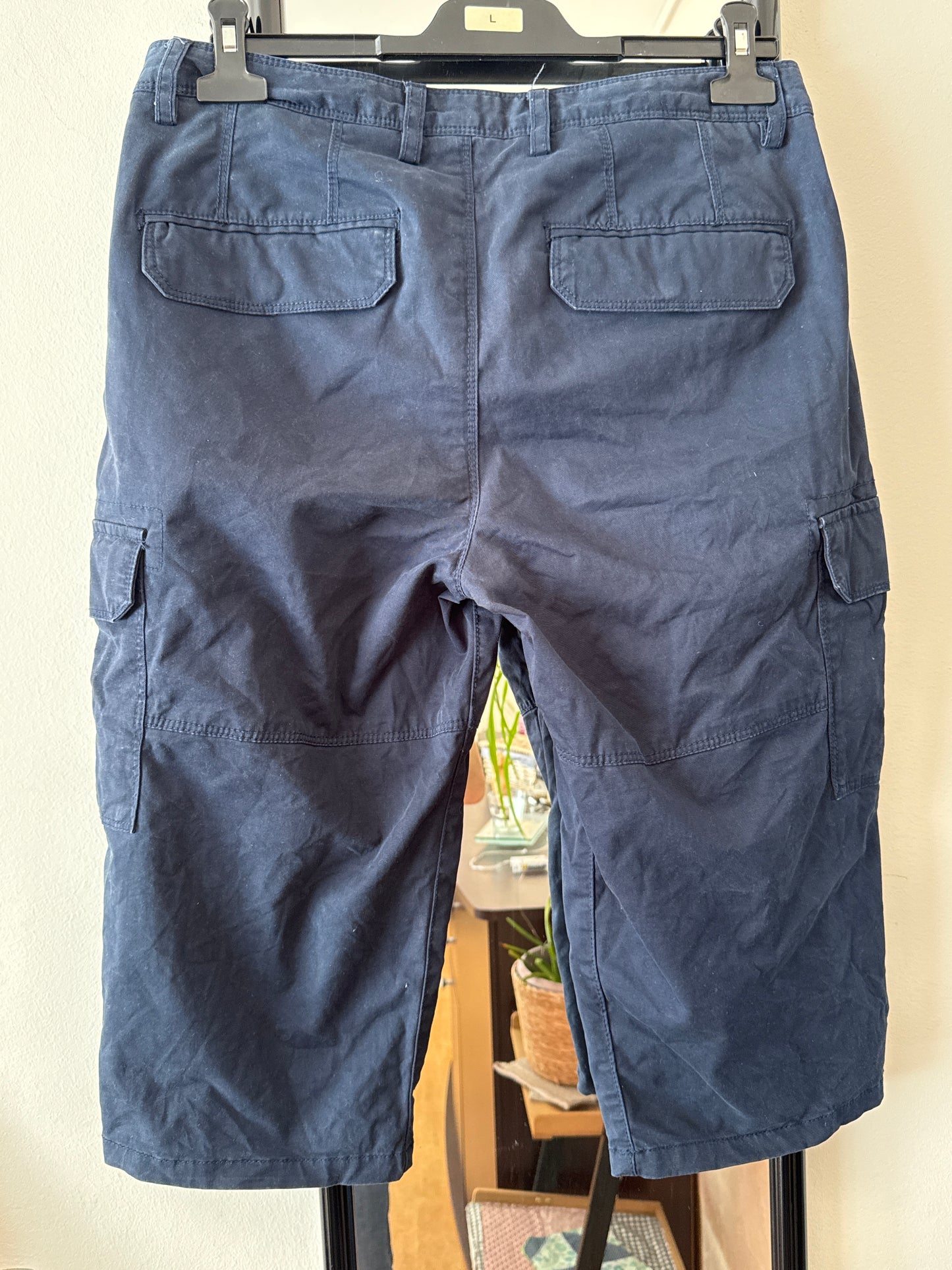 Pantacourt en twill