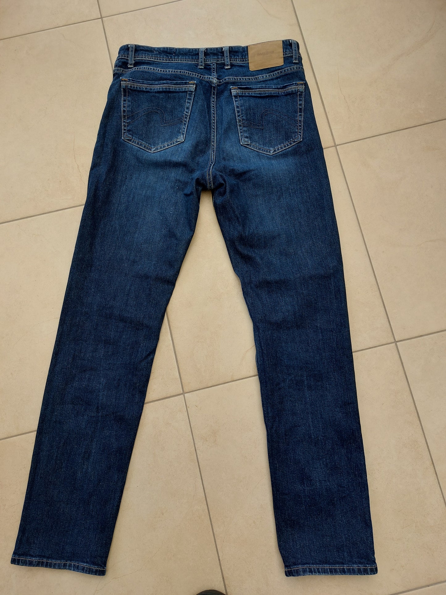 Jean bleu marine straight W32 L36