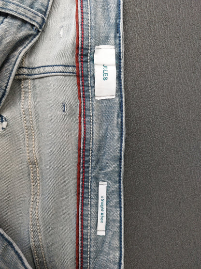 Jean straight 4 longueurs en coton recyclé