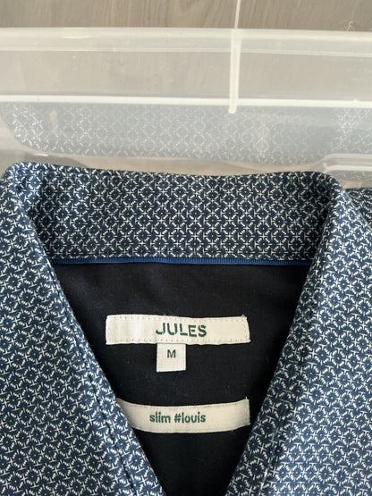 Chemise bleu à motif