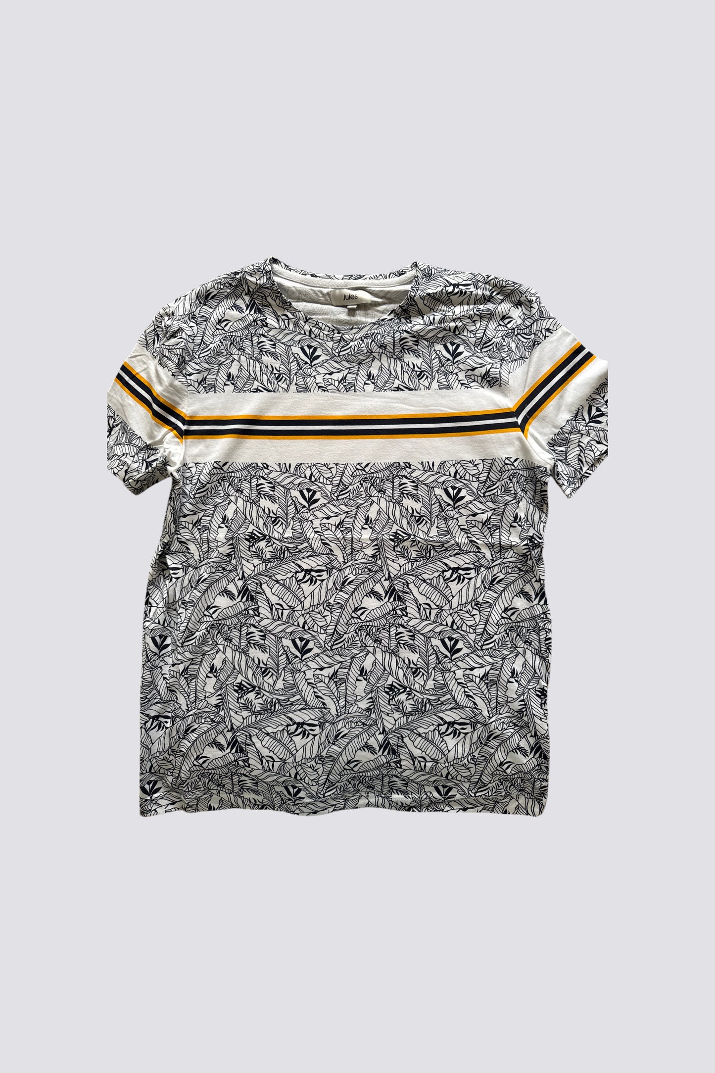 TEE SHIRT IMPRIME FEUILLAGE