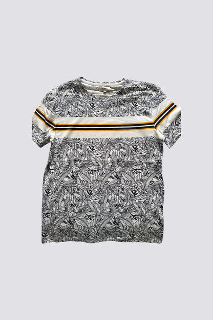 TEE SHIRT IMPRIME FEUILLAGE