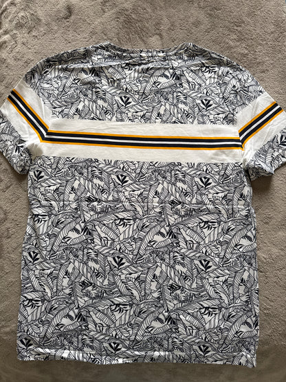 TEE SHIRT IMPRIME FEUILLAGE
