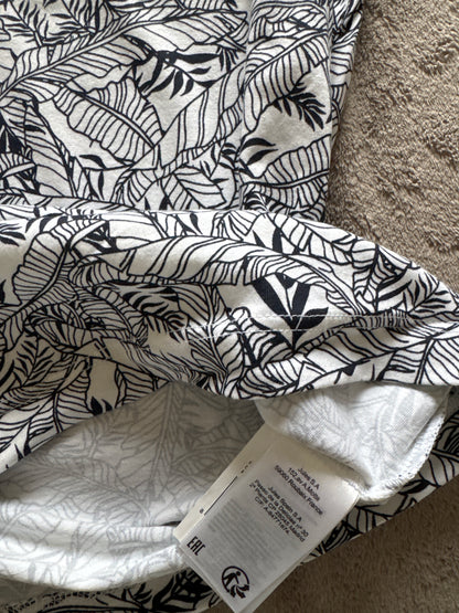 TEE SHIRT IMPRIME FEUILLAGE