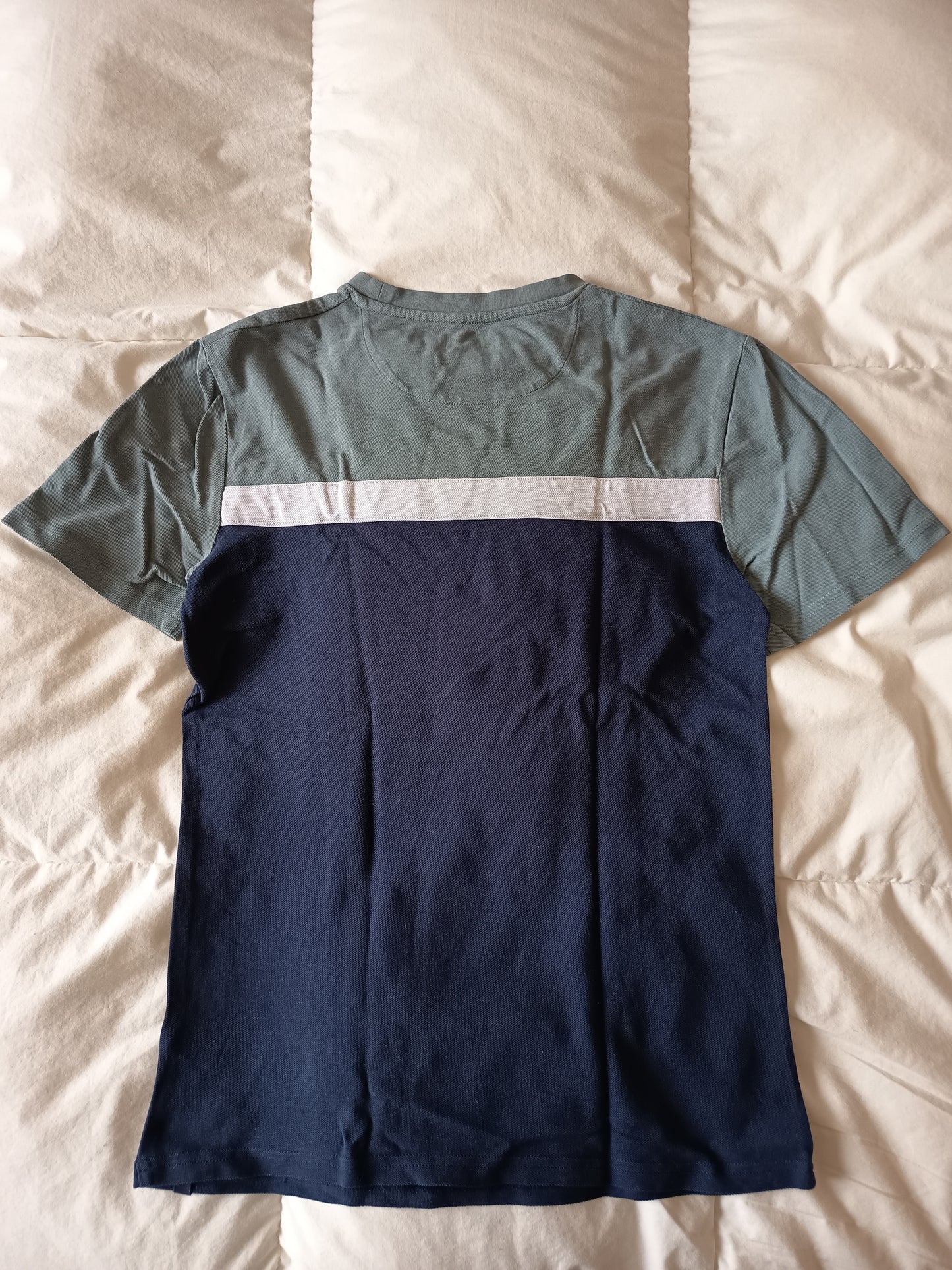 Tee shirt colorblock piqué