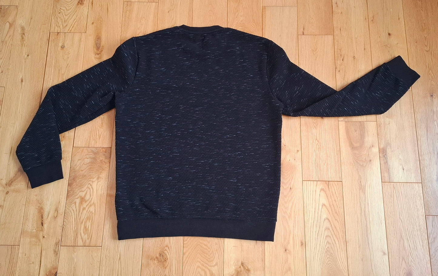 Sweat col rond texturé