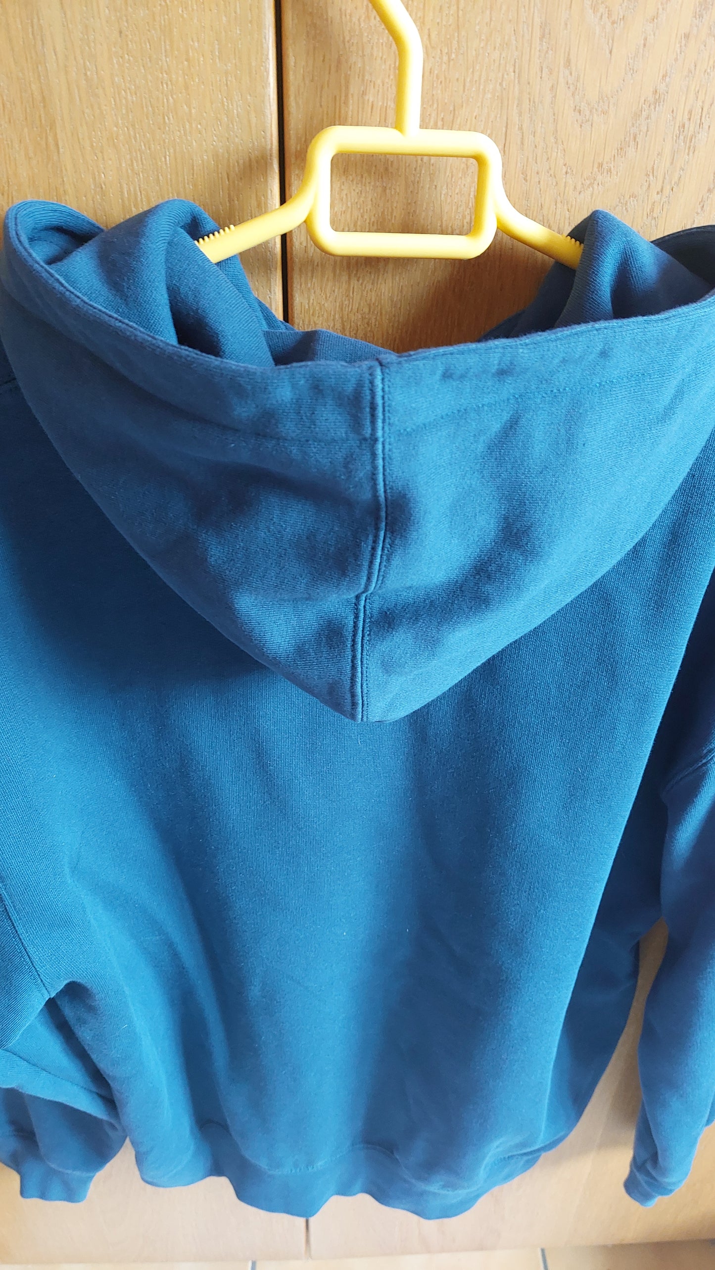 Sweat à capuche bleu