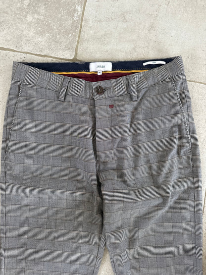 Pantalon chino à carreaux