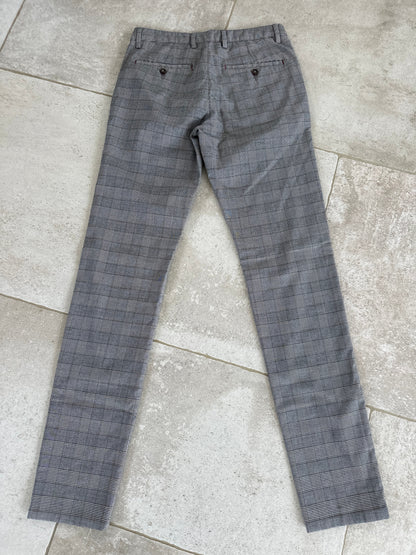 Pantalon chino à carreaux