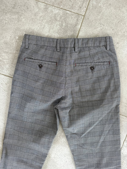 Pantalon chino à carreaux