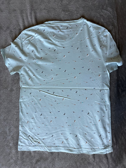 tee shirt imprimé surfeurs