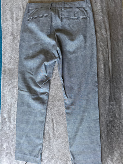 Pantalon slim à carreaux