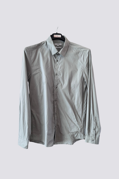 Chemise manches longues verte