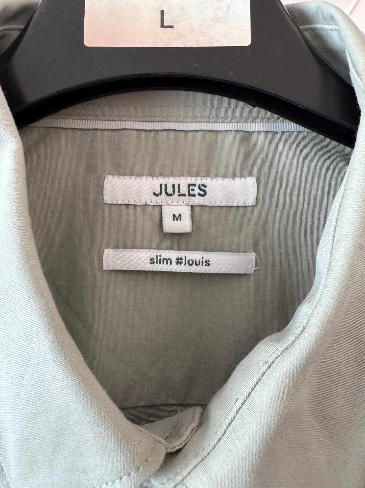 Chemise manches longues verte