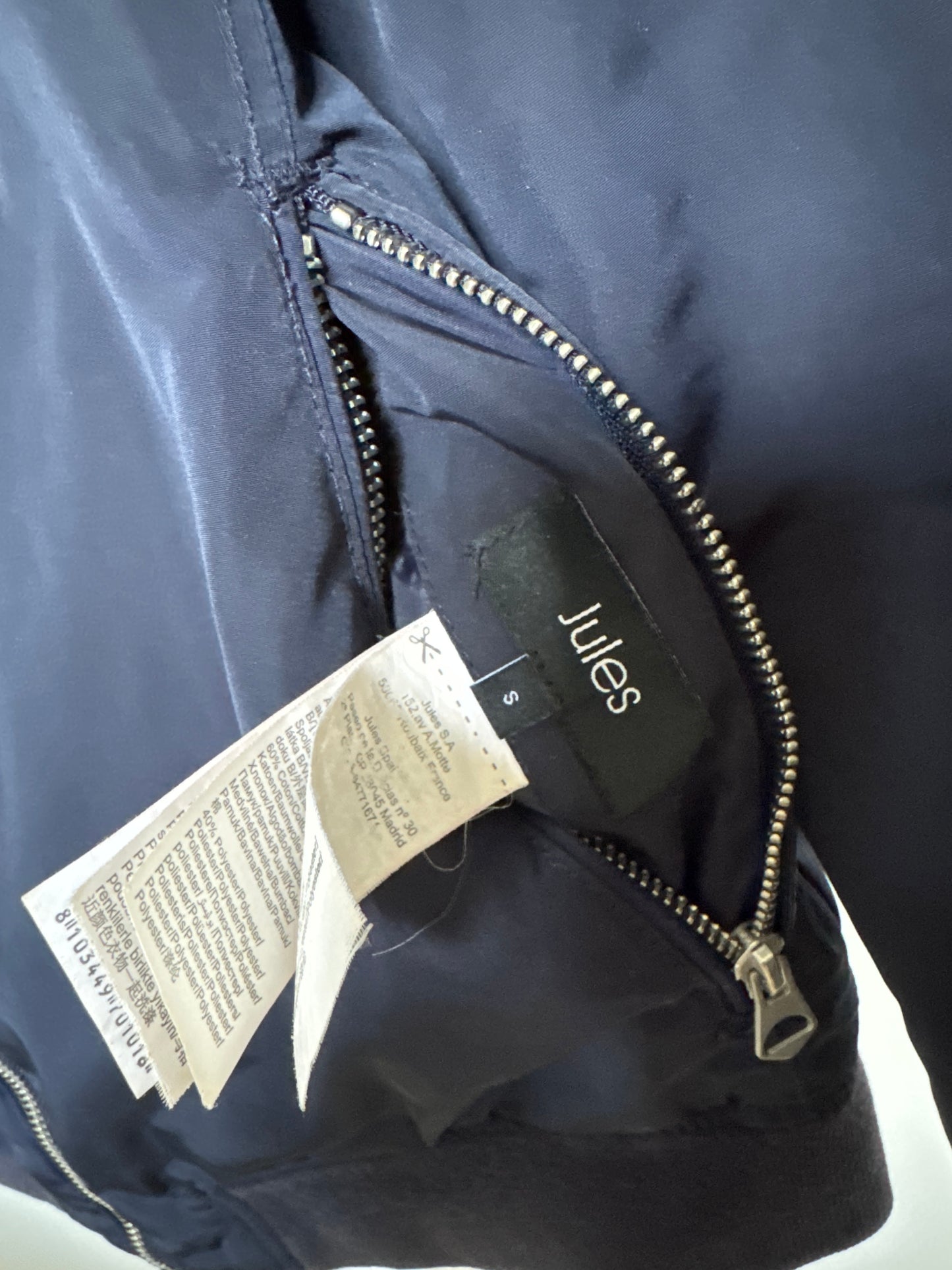 Blouson capuche réversible