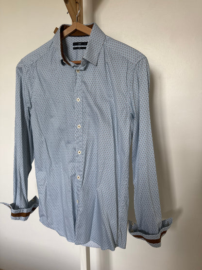 Chemise imprimée coupe ajustée