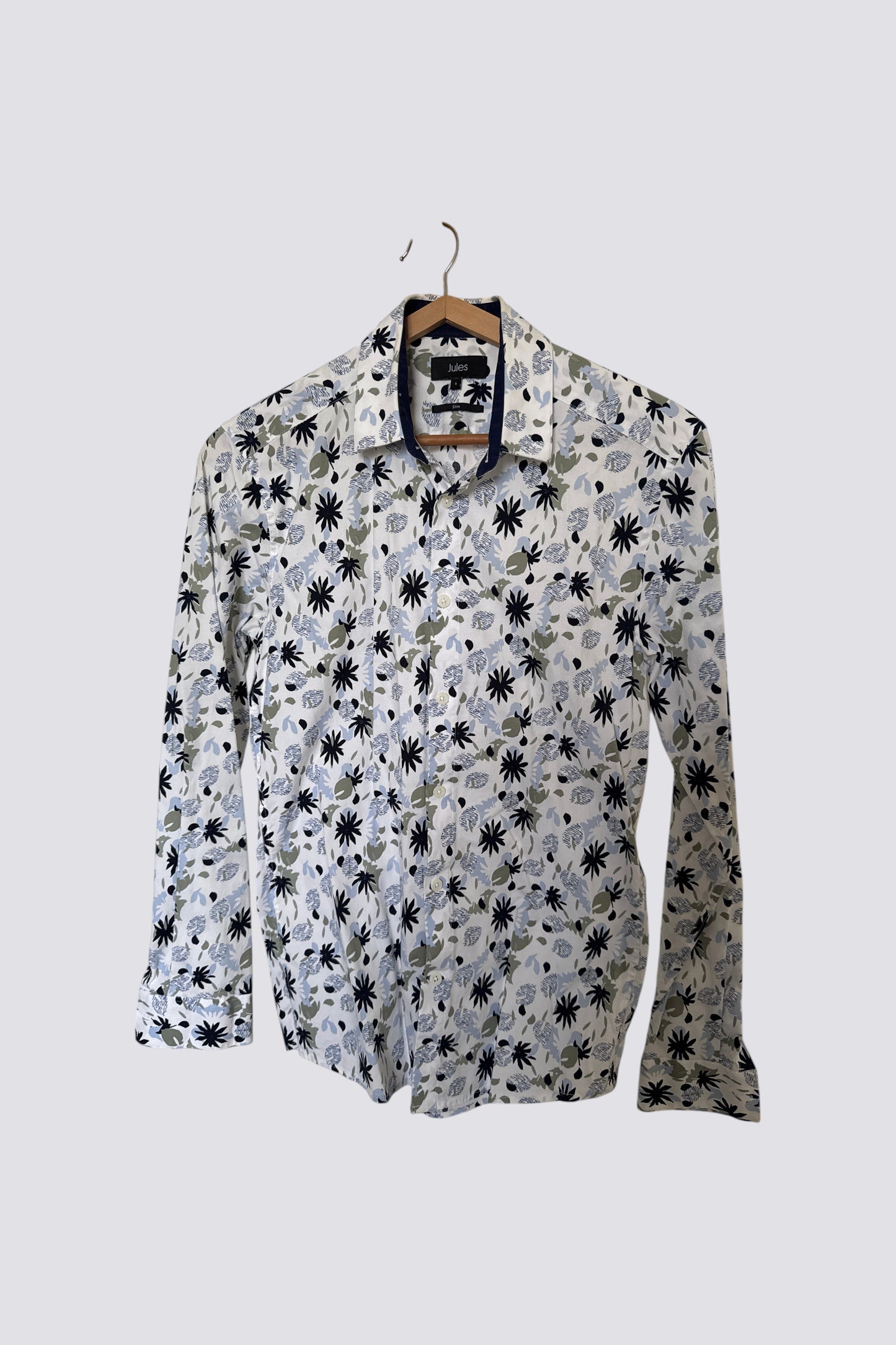 Chemise Slim Imprimée Fleurs