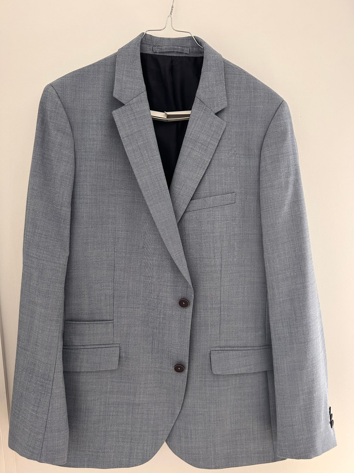 Veste de costume slim bi-ton