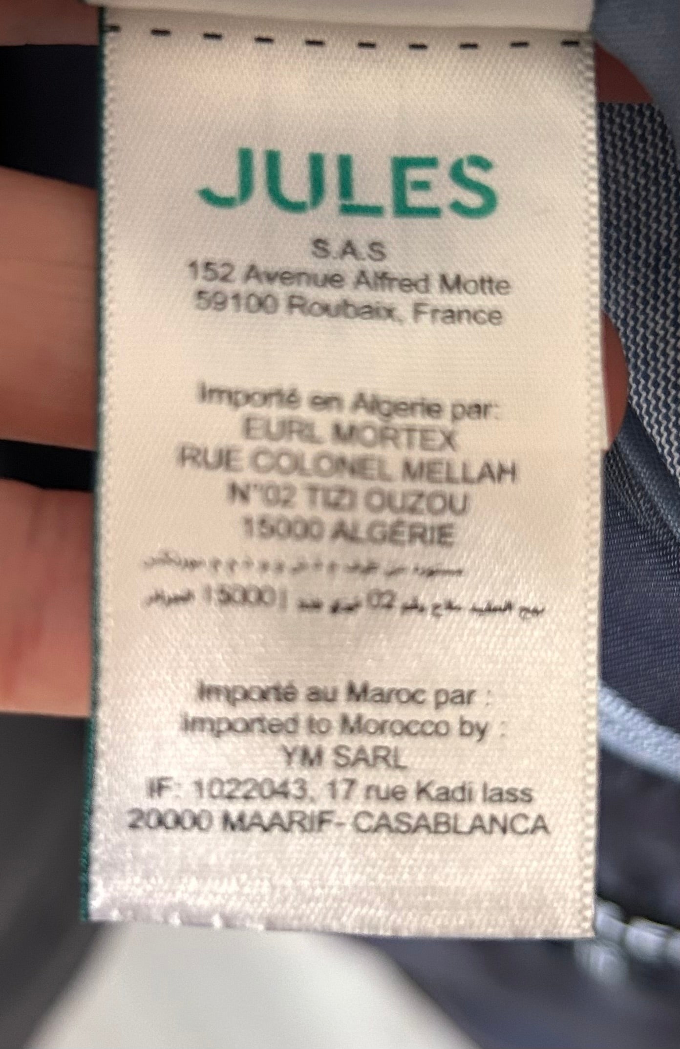 Veste de costume slim bi-ton