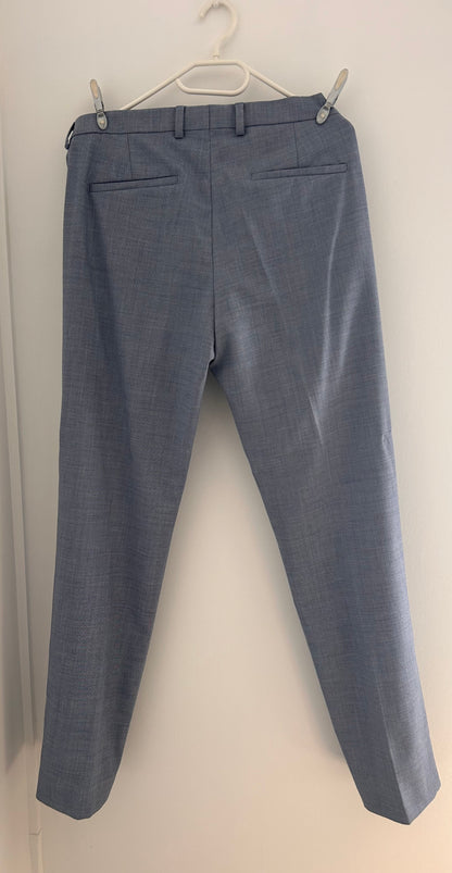 Pantalon de costume slim bi-ton