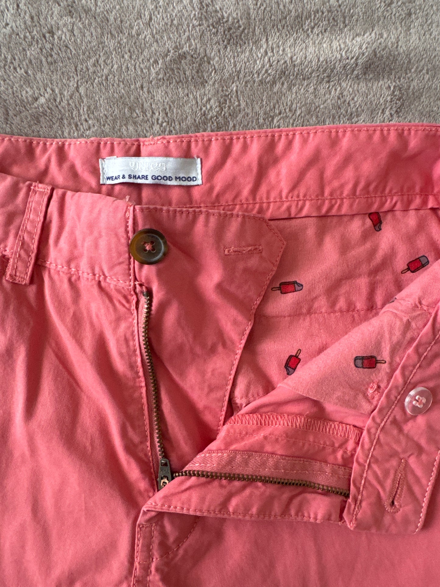 Bermuda chino en coton