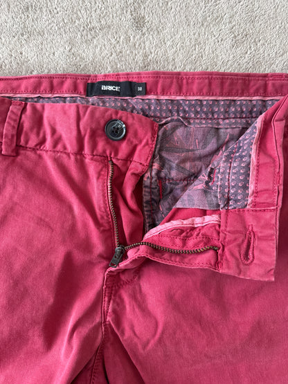 Bermuda coton stretch avec ceinture