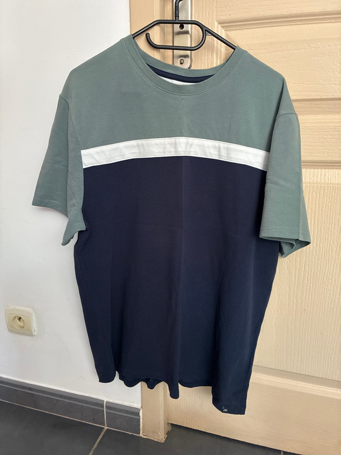 Tee shirt colorblock piqué