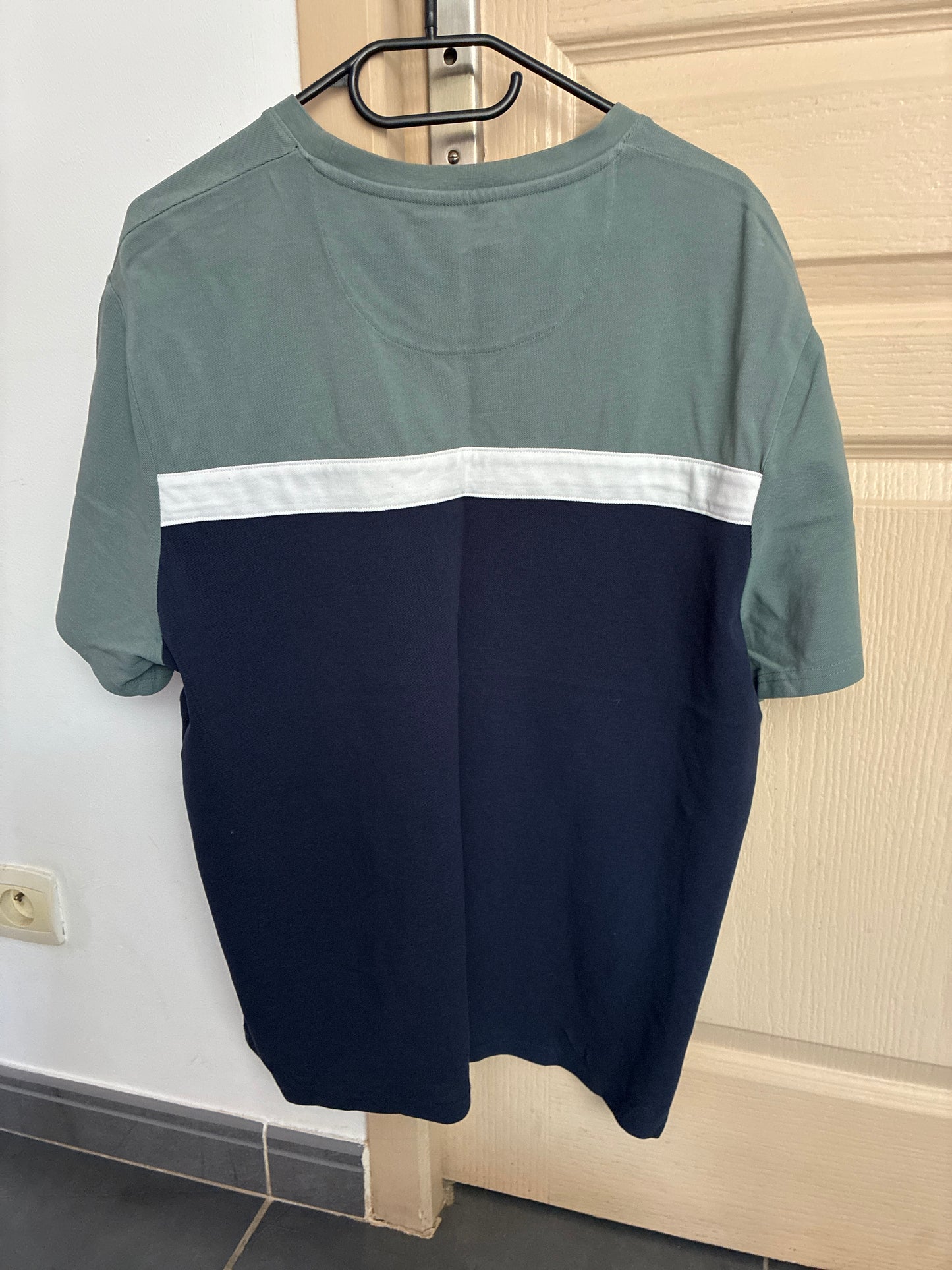 Tee shirt colorblock piqué