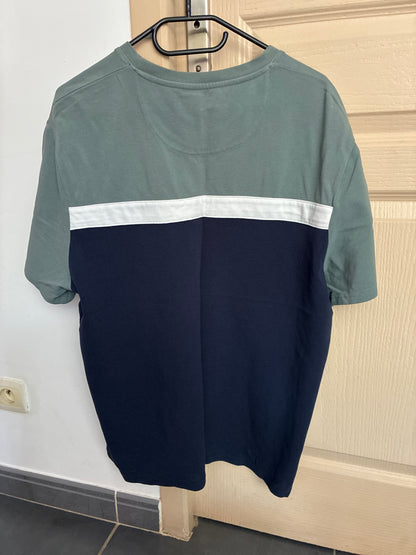 Tee shirt colorblock piqué