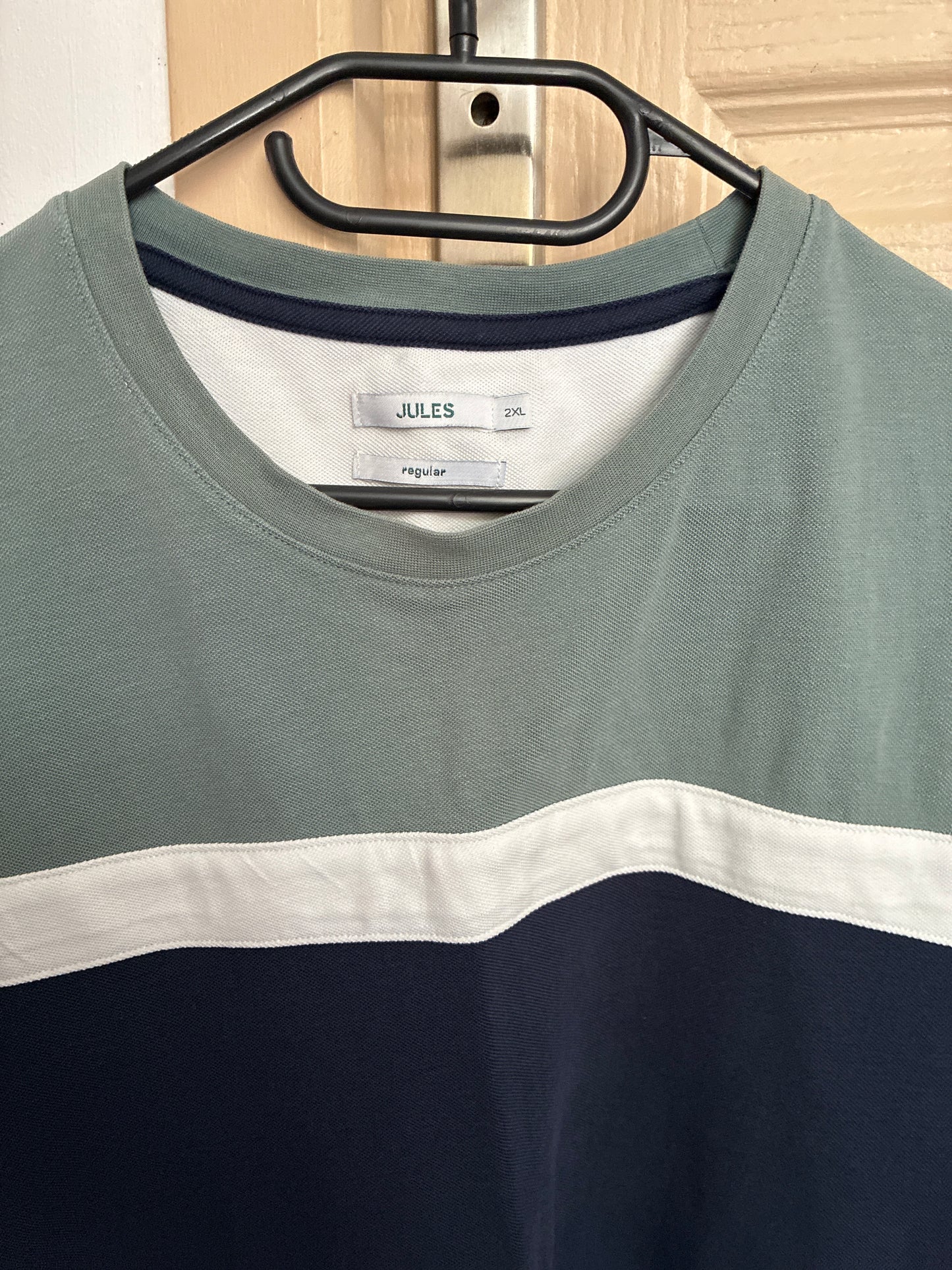 Tee shirt colorblock piqué