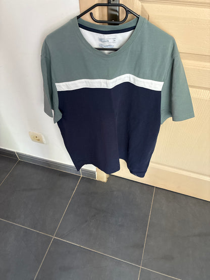 Tee shirt colorblock piqué