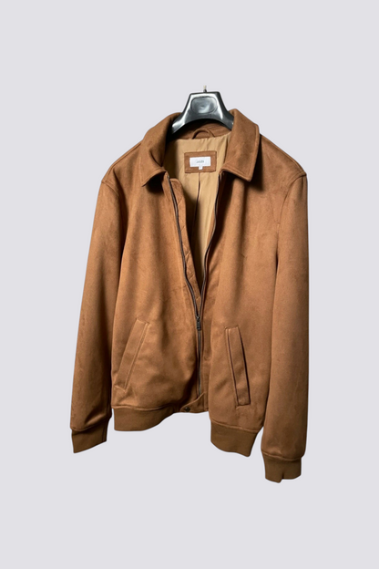 Veste en velours marron, neuve, jamais portée.