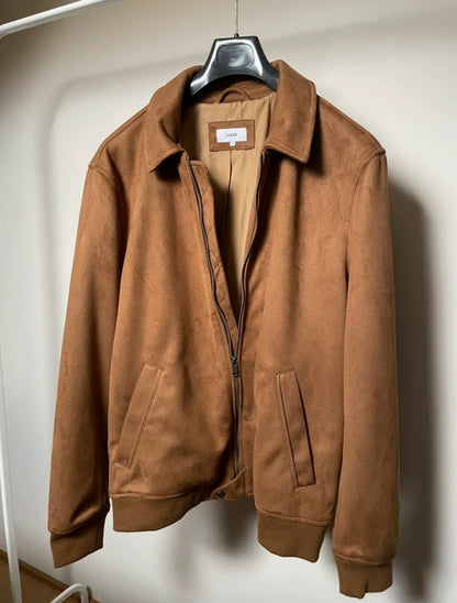 Veste en velours marron, neuve, jamais portée.