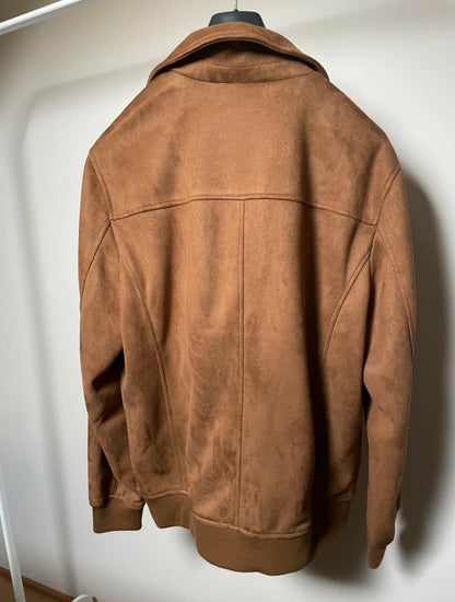 Veste en velours marron, neuve, jamais portée.