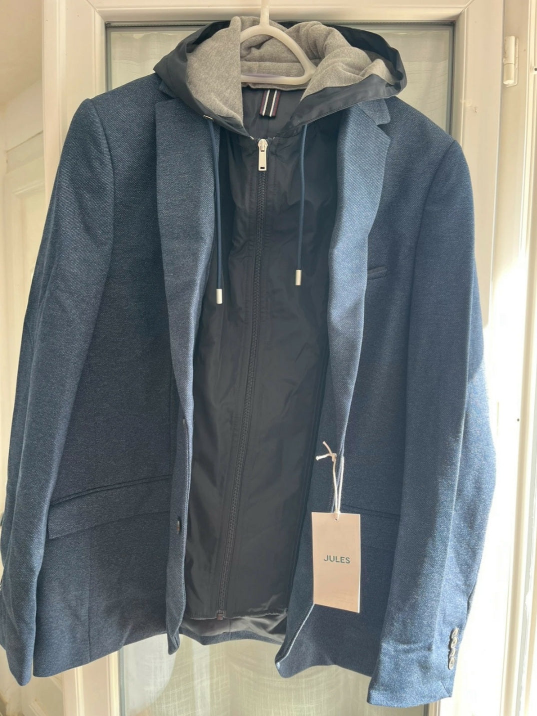 Blazer homme Jules avec capuche intégrée - Taille 56 - Neuf avec étiquette
