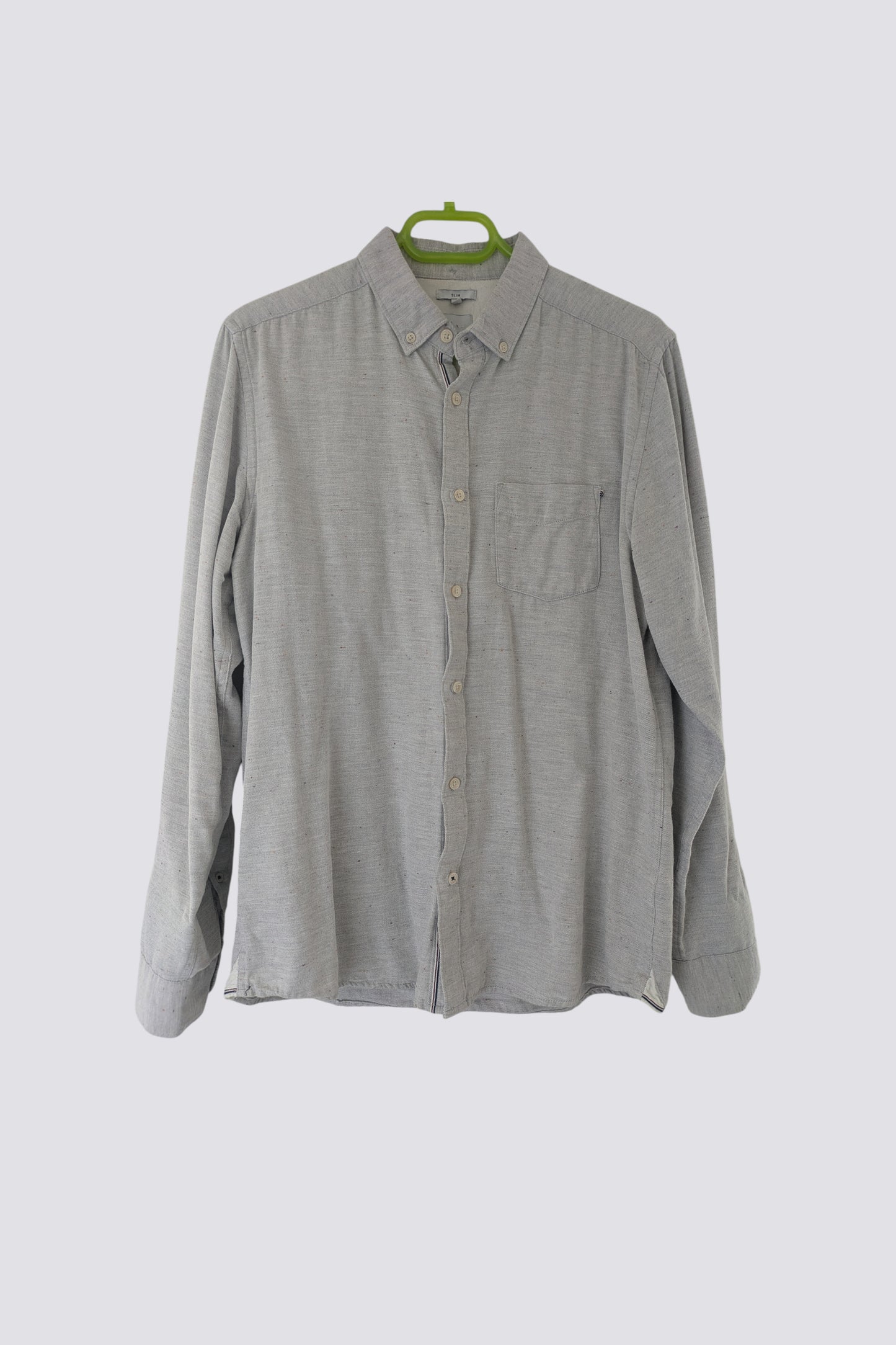Chemise slim en twill