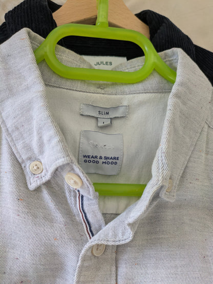 Chemise slim en twill