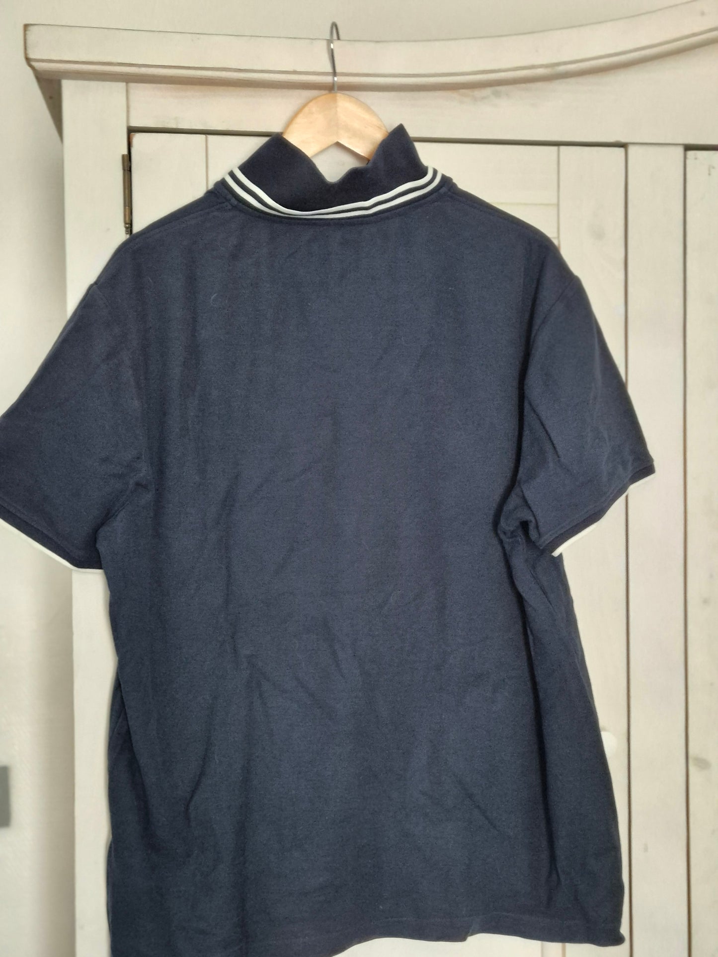 Polo manches courtes piqué brodé poitrine