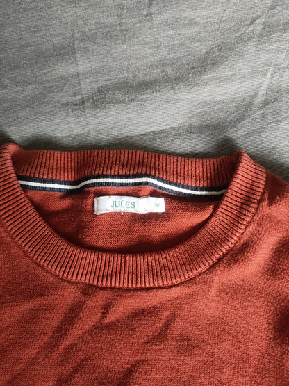 Pull color block tricolore jeu de points