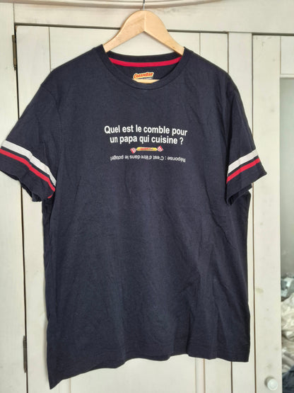 Tee shirt col rond CARAMBAR PAPA QUI CUI