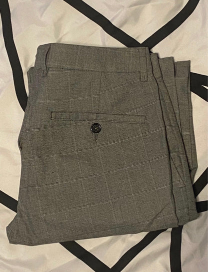 Pantalon Chino à Carreaux Jules - Gris - Taille 40