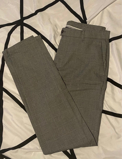 Pantalon Chino à Carreaux Jules - Gris - Taille 40