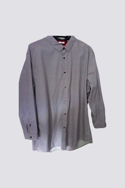 Chemise manches longues à motif