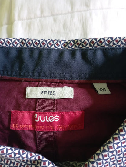 Chemise manches longues à motif