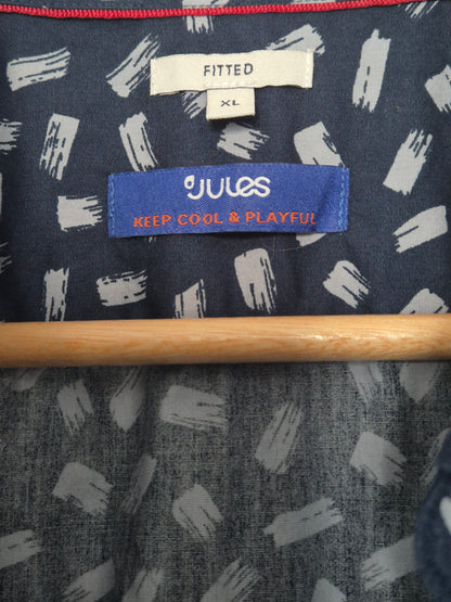 Chemise Imprimée Manches Courtes Ajustée