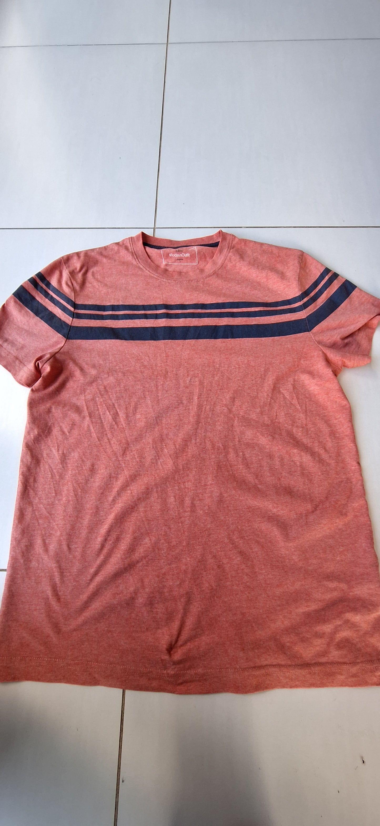 T-shirt rayures contrastées