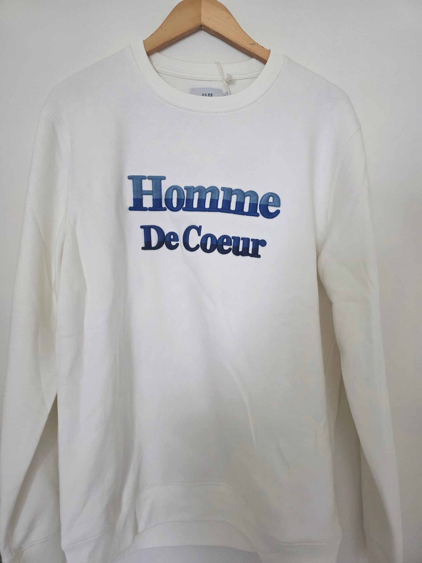 Sweat col rond Homme de coeur