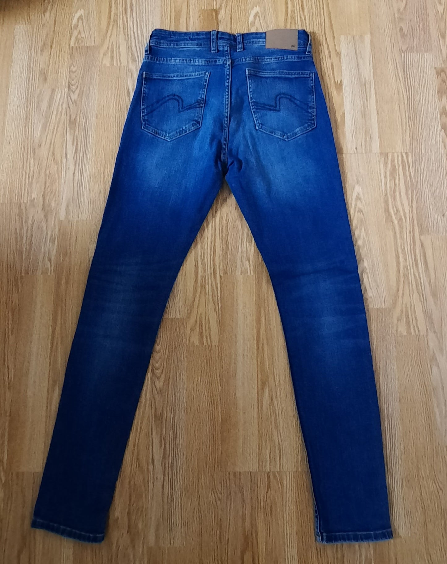 Jean Skinny 4 longueurs bleu lavé